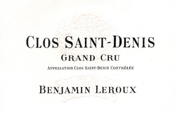 Picture of 2019 Benjamin Leroux - Clos St. Denis