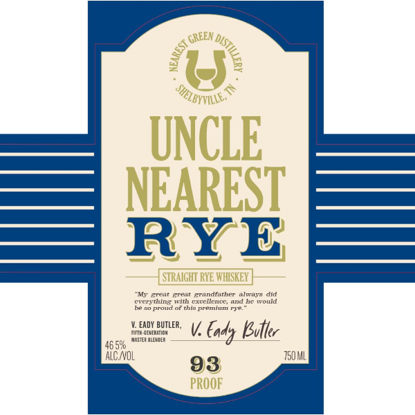 Picture of Uncle Nearest Straight Rye Whiskey 750ml