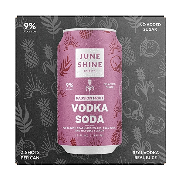 Picture of JuneShine - Passionfruit vodka soda 4pk