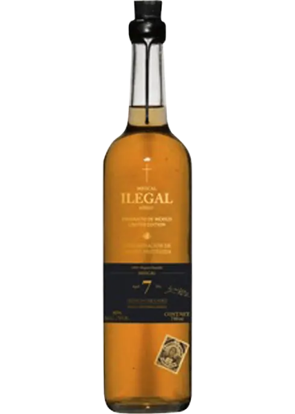 Picture of Ilegal 7 yr Frech Oak Cask  Anejo Mezcal 750ml