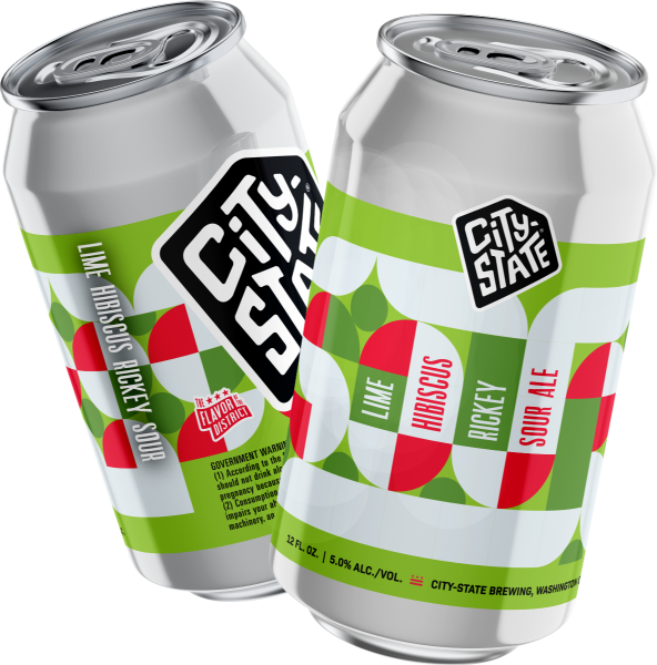 Picture of City-State Brewing - Lime Hibiscus Rickey Sour 4pk