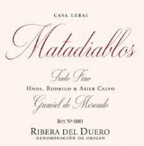 Picture of 2019 Casa Lebai - Ribera del Duero Matadiablos Tinto Fino