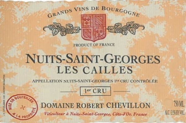 Picture of 2020 Robert Chevillon - Nuits St. Georges Cailles (pre arrival)