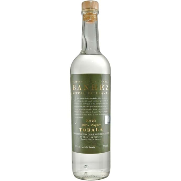 Picture of Banhez Joven Tobala Mezcal 750ml