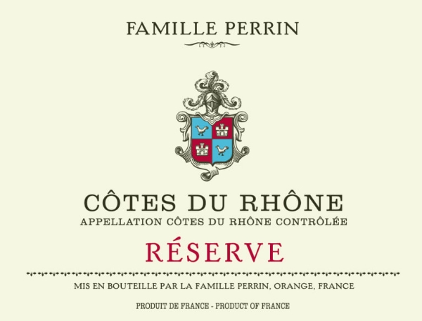 Picture of 2020 Perrin - Cotes du Rhone Reserve