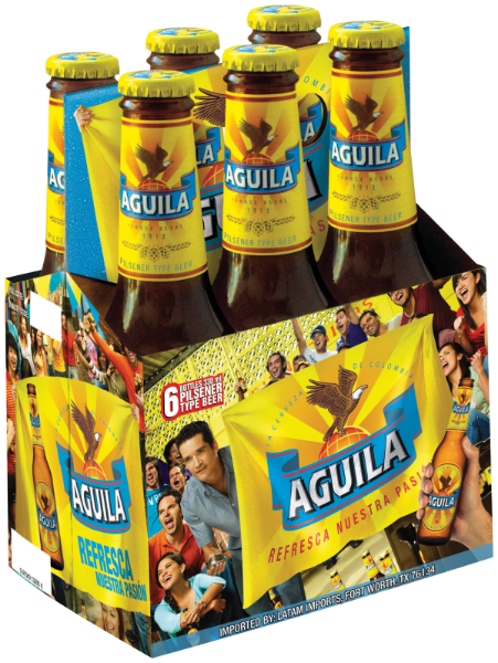 Picture of Cerveza Aguila Lager 6pk bottles