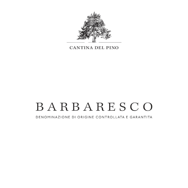 Cantina del Pino Barbaresco label