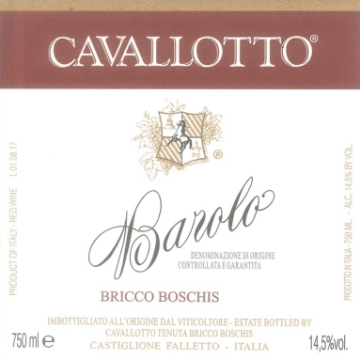 Picture of 2018 Cavallotto - Barolo Bricco Boschis