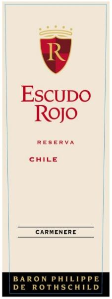 Picture of 2021 Escudo Rojo (Rothschild) - Carmenere Valle del Colchagua Reserva