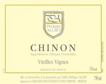 Philippe Alliet Chinon Vieilles Vignes label