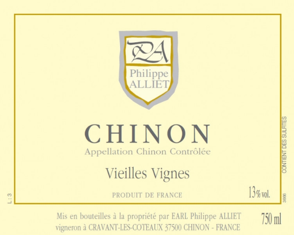 Philippe Alliet Chinon Vieilles Vignes label