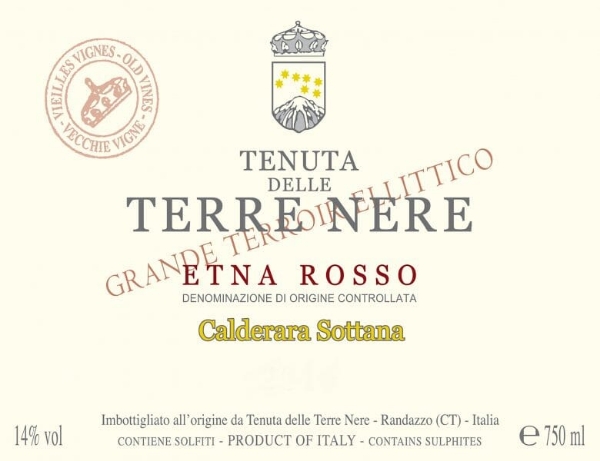 Picture of 2018 Terre Nere - Etna Rosso Calderara Sottana