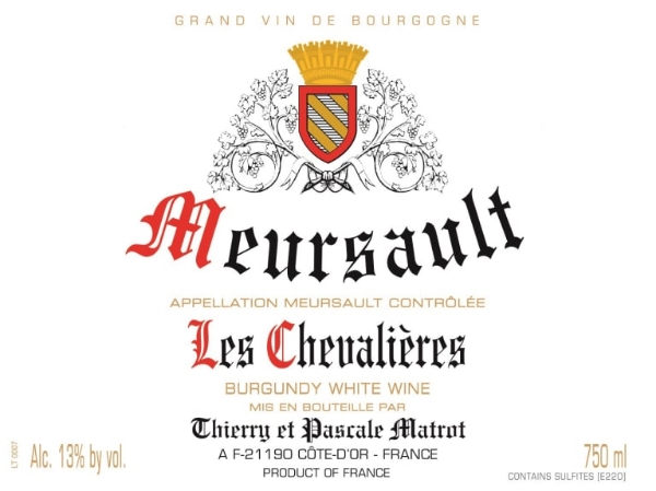 Picture of 2020 Thierry Matrot - Meursault Chevalieres