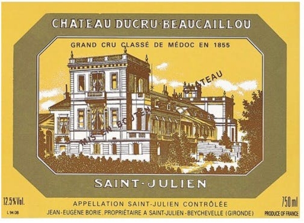 Picture of 2014 Chateau Ducru Beaucaillou - St. Julien MAG