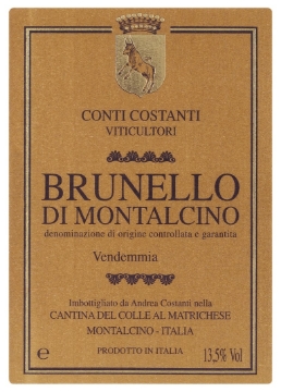 Picture of 2017 Costanti - Brunello di Montalcino