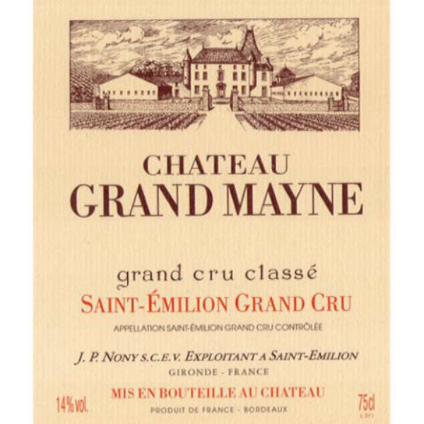 Picture of 2015 Chateau Grand Mayne - St. Emilion (pre arrival)