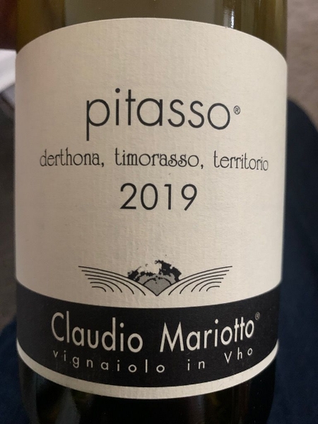 Picture of 2019 Mariotto - Colli Tortonesi DOC Timorasso Pitasso