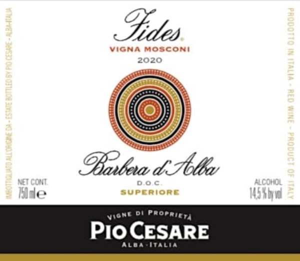 Picture of 2020 Pio Cesare - Barbera d'Alba Fides