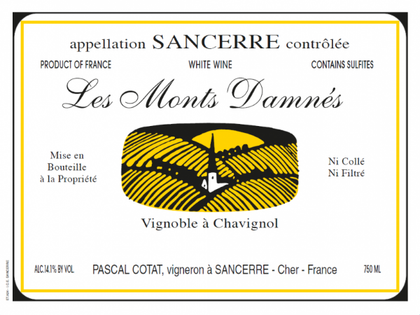 Picture of 2021 Cotat, Pascal Sancerre Monts Damnes (pre arrival)