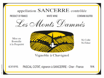 Picture of 2022 Cotat, Pascal Sancerre Monts Damnes (pre arrival)