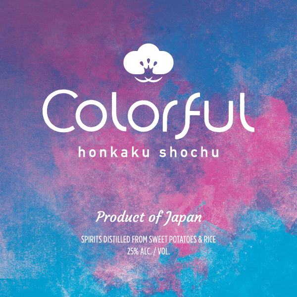 Picture of 'Colorful' Honkaku Sweet Potatoes & Rice Shochu Soju, Shochu 750ml