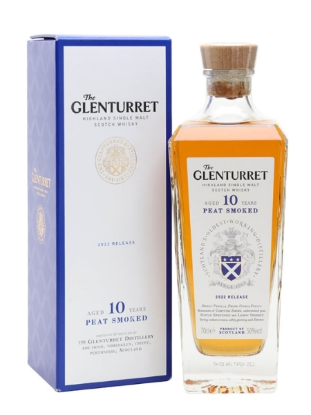 Picture of Glenturret Peat Smoked 10 yr Release 2022 Single Malt Whiskey 750ml