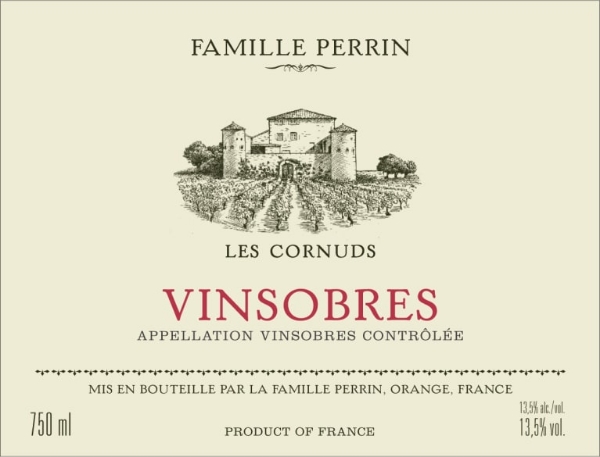 Picture of 2019 Perrin - Cotes du Rhone Vinsobres Le Cornuds