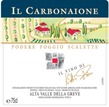 Picture of 2019 Poggio Scalette - Toscana Rosso IGT Il Carbonaione Super Tuscan