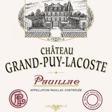 Picture of 2022 Chateau Grand Puy Lacoste - Pauillac HALF BTL  (Future ETA 2025)