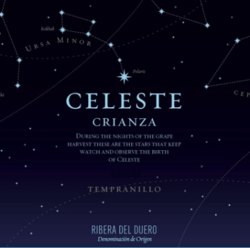 Picture of 2019 Torres - Tempranillo Ribera del Duero Celeste Crianza