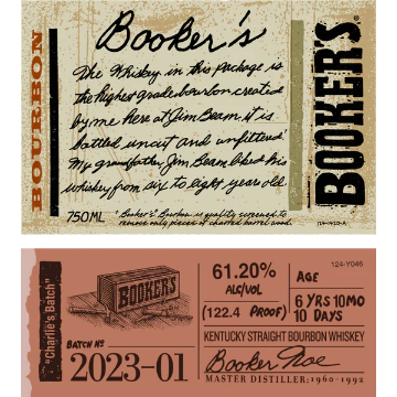Picture of Booker's Charlie's Batch 2023-01Bourbon Whiskey 750ml
