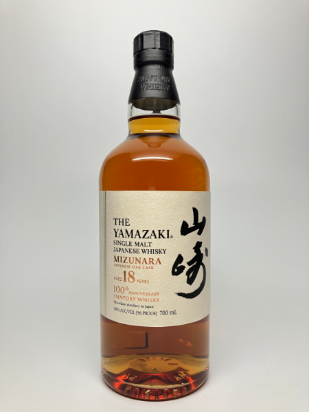 Picture of 2022 The Yamazaki Mizunara 100th Anniversary 18 yr Single Malt Whiskey 700ml