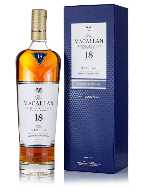 Picture of Macallan Double Cask 18 yr Release 2022 Single Malt Whiskey 750ml