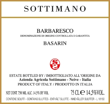 Picture of 2020 Sottimano - Barbaresco Basarin