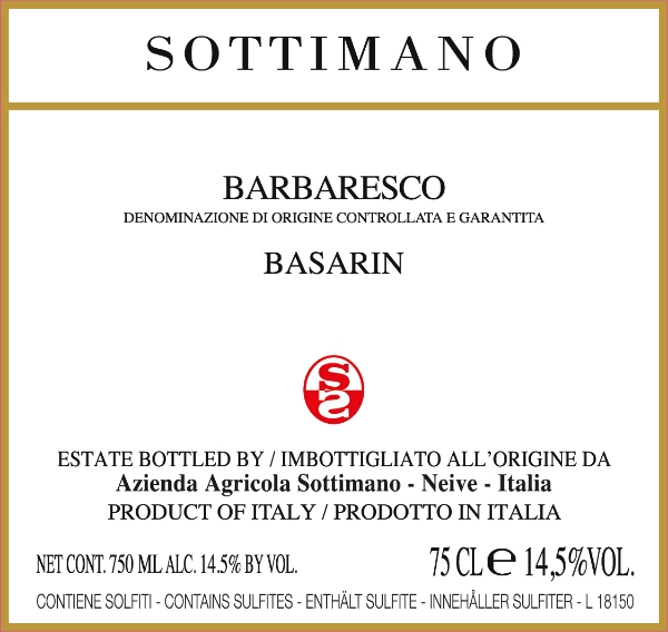 Picture of 2020 Sottimano - Barbaresco Basarin