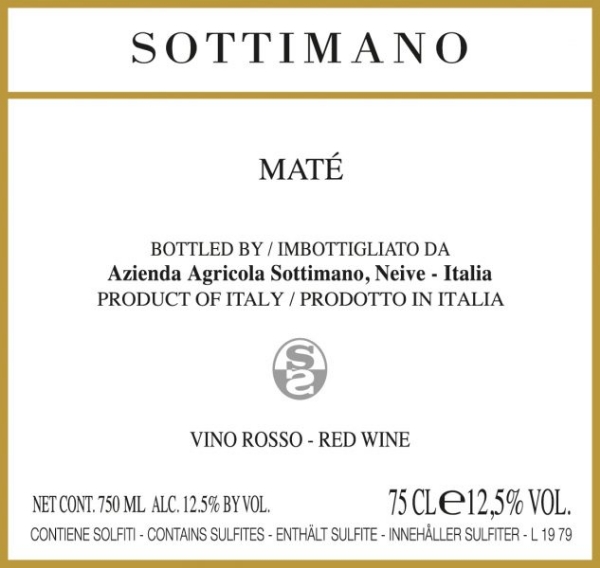 Picture of 2022 Sottimano - VdT Brachetto Mate