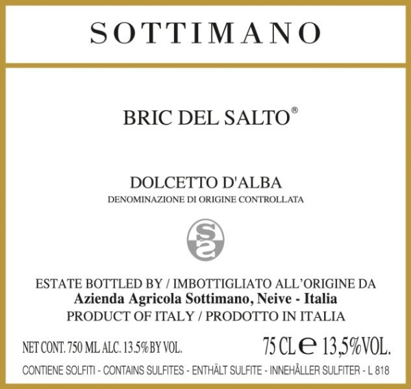 Picture of 2022 Sottimano - Dolcetto d'Alba DOC Bric del Salto