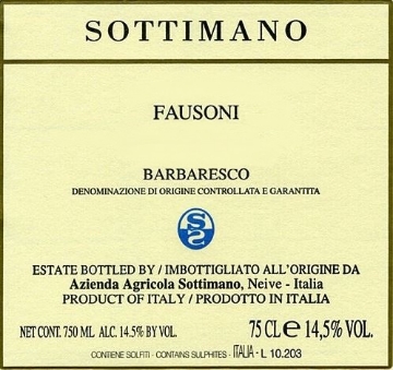 Picture of 2020 Sottimano - Barbaresco Fausoni