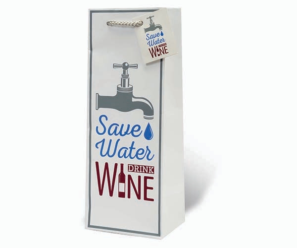 Picture of Gift Bag - Save water drink wine