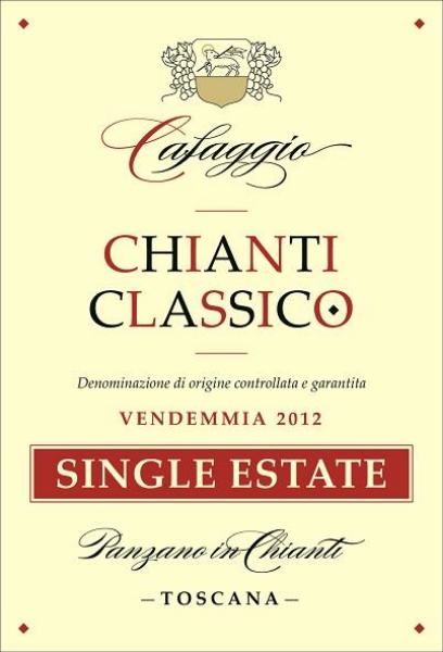 Picture of 2019 Cafaggio - Chianti Classico DOCG Single Estate