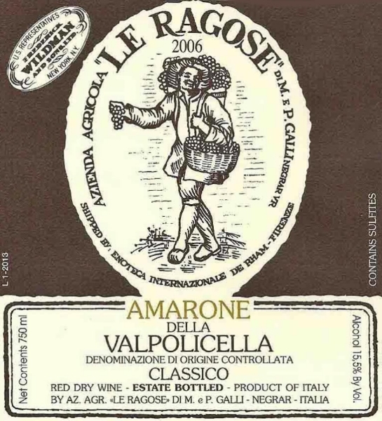 Picture of 2009 Le Ragose - Amarone della Valpolicella