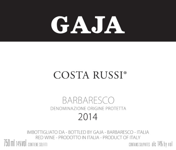 Picture of 2014 Gaja - Barbaresco Costa Russi