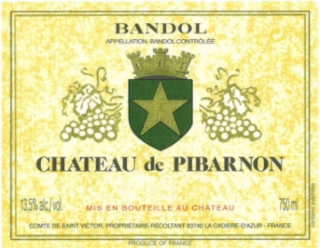 Picture of 2020 Chateau de Pibarnon -  Bandol Rouge