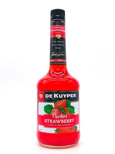 Picture of DeKuyper Pucker Strawberry Liqueur 750ml