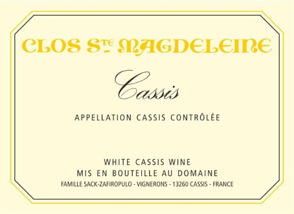 Picture of 2022 Clos St. Magdeleine -  Cassis Blanc