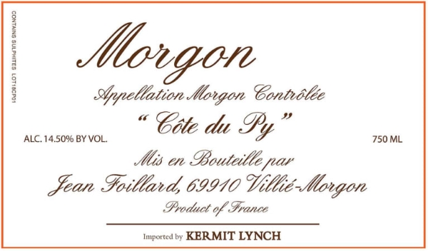 Picture of 2021 Morgon Cote Py Foillard