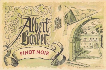 Albert Boxler Pinot Noir "S" label