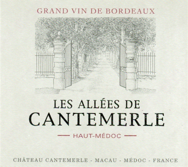 Les Allees de Cantemerle label