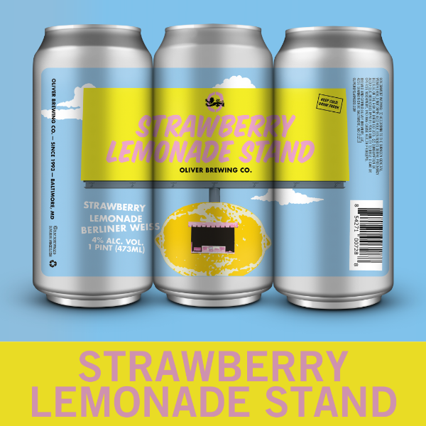Picture of Oliver Brewing - Strawberry Lemonade Stand 6pk