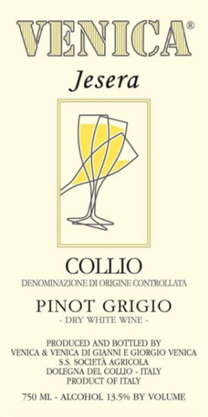 Picture of 2022 Venica - Collio Pinot Grigio Jesera
